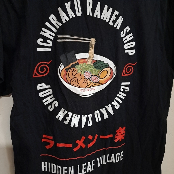Naruto | hidden leaf village graphic anime men's t shirt - Picture 5 of 8